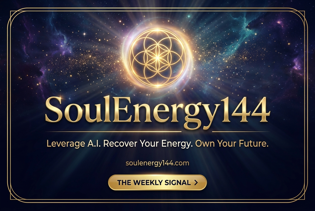 SoulEnergy144 — The Weekly Signal. Leverage A.I. Recover Your Energy. Own Your Future.