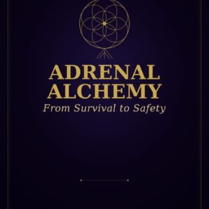 Adrenal Alchemy: From Survival to Safety — Premium Edition Deep purple and gold SoulEnergy144 cover for Adrenal Alchemy: From Survival to Safety, a volume of The Biological Secrets to Health.