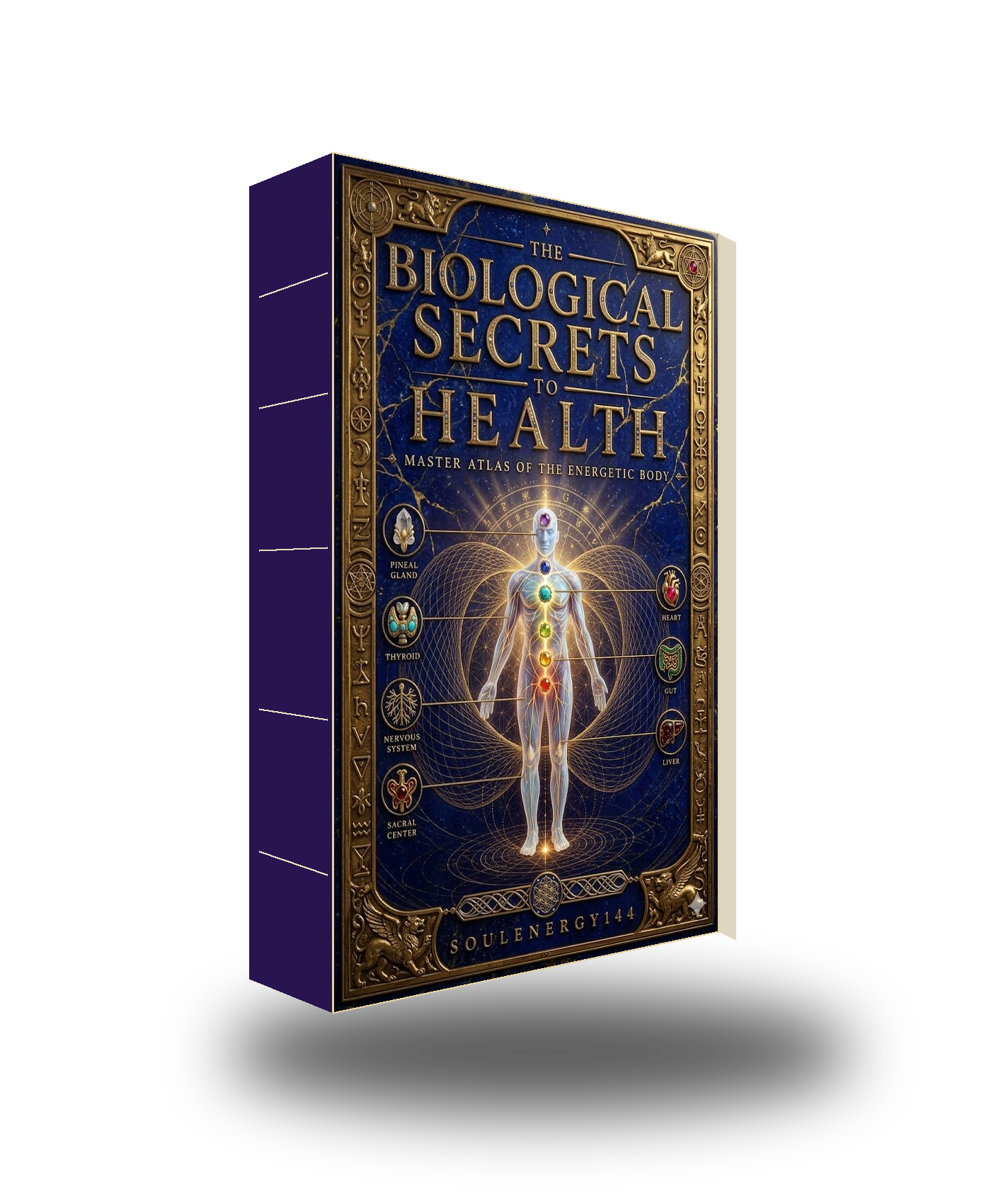3D mockup of The Biological Secrets to Health: Master Atlas of the Energetic Body by SoulEnergy144