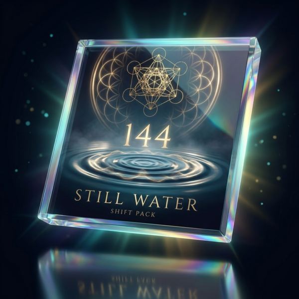 144 Shift Pack — Still Water 3D crystal mockup