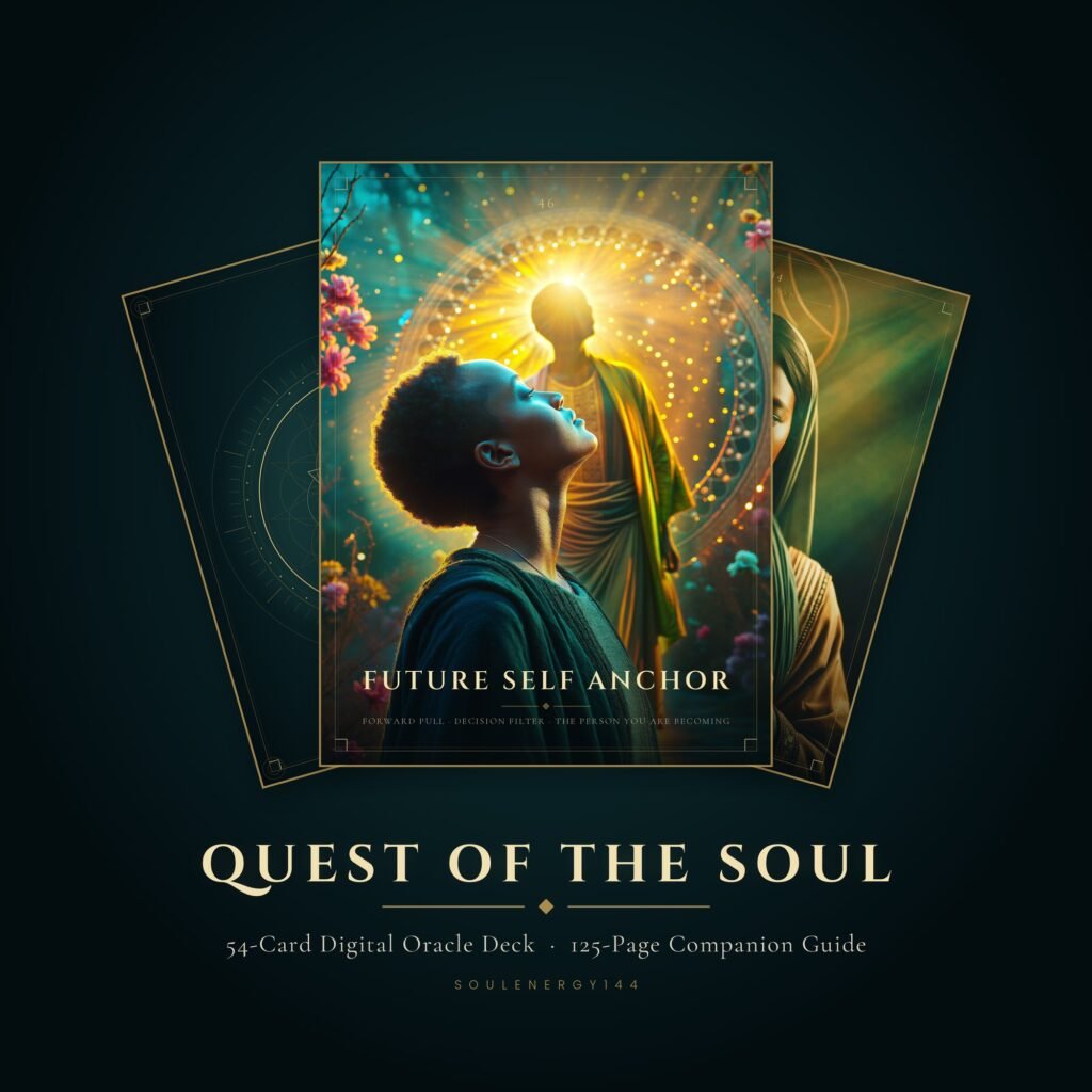 Quest of the Soul 54-card digital oracle deck and 125-page companion guidebook