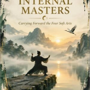 The Way of the Internal Masters The Way of the Internal Masters by SoulEnergy144 — a tai chi figure on a stone pier over a misty lake at sunrise, with mountains, a crane and the subtitle Carrying Forward the Four Soft Arts